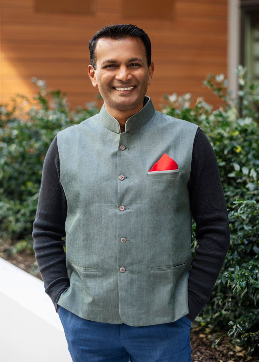 Portrait of Jay Chodagam smiling